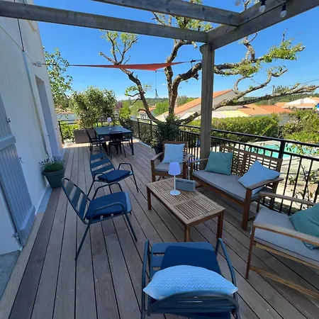 Maison 8/10 Pers / Piscine Chauffee / St Palais Sur 滨海圣帕莱