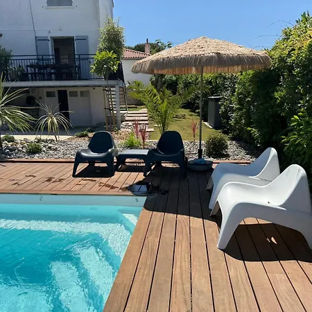 别墅 Maison 8/10 Pers / Piscine Chauffee / St Palais Sur *